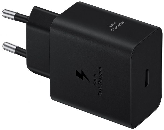 Зарядний пристрій мережевий Samsung 45Вт USB-С PD PPS, чорний