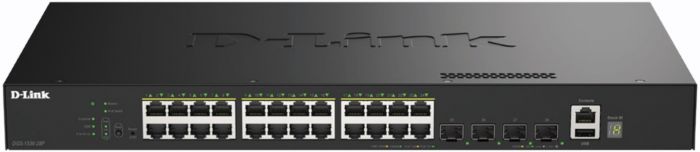 Комутатор D-Link DGS-1530-28 24xGE, 2xSFP+ Керований. L3