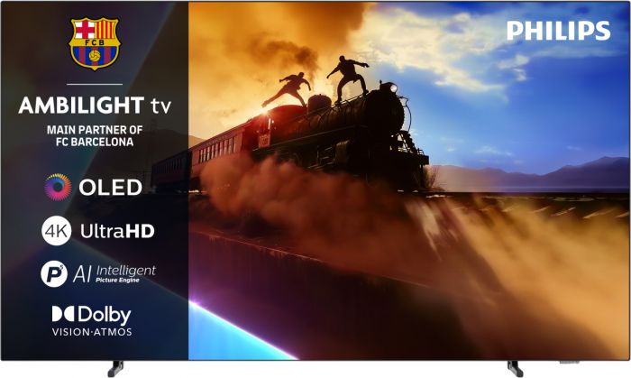 Телевізор 77" Philips OLED 4K 120Hz Smart Titan OS Black Ambilight