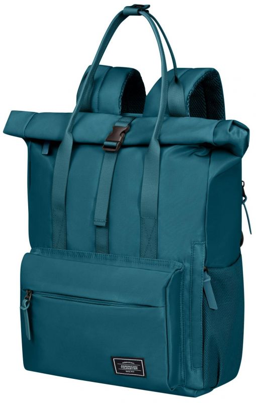 Рюкзак жіночий для ноутбука 15.6", American Tourister, Urban Groove tote backpack UG25, поліестер, 20.5л, аквамарін
