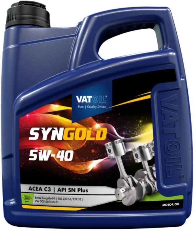 Олива моторна VATOIL SynGold 5W-40 4л (11-4) (50011)