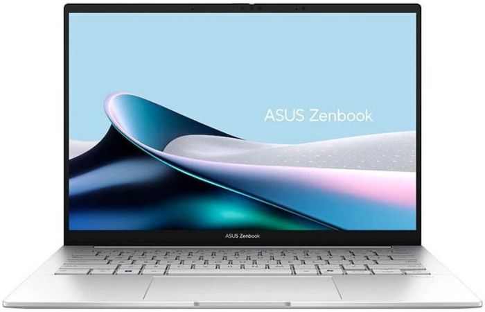 Ноутбук ASUS Zenbook 14 UX3405CA-QL291 14" WUXGA Touch OLED, Intel Ultra 9 285H, 32GB, F1TB, UMA, NoOS, Сріблястий