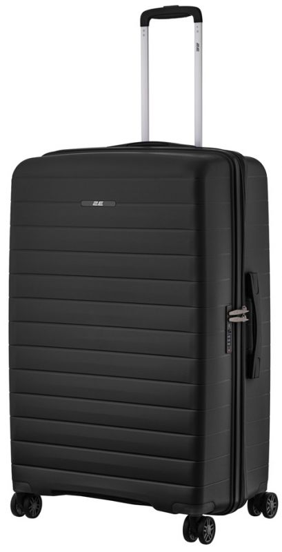Валіза 2E, Aero, поліпропілен, велика, 99/119 л, TSA, 4 колеса, EXP, чорний
