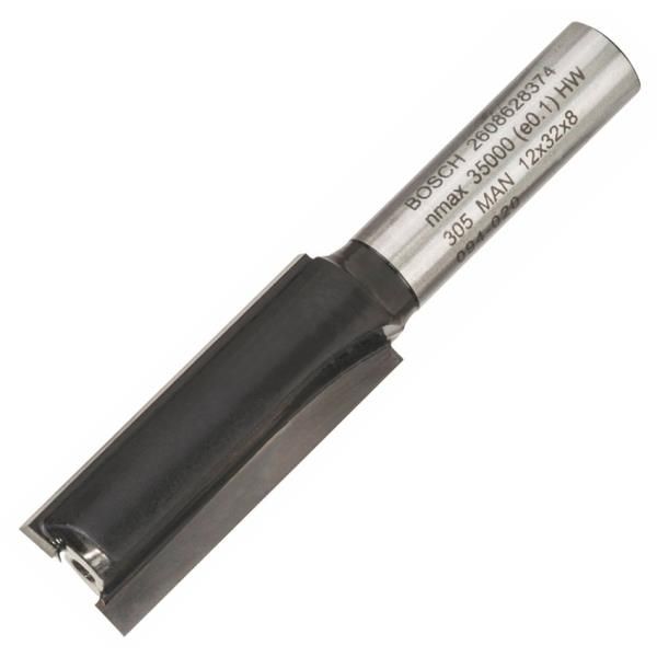 Фреза пазова Bosch Professional з двома лезами Std S8 D12 L32