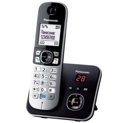 Радіотелефон DECT Panasonic KX-TG6821UAB Black